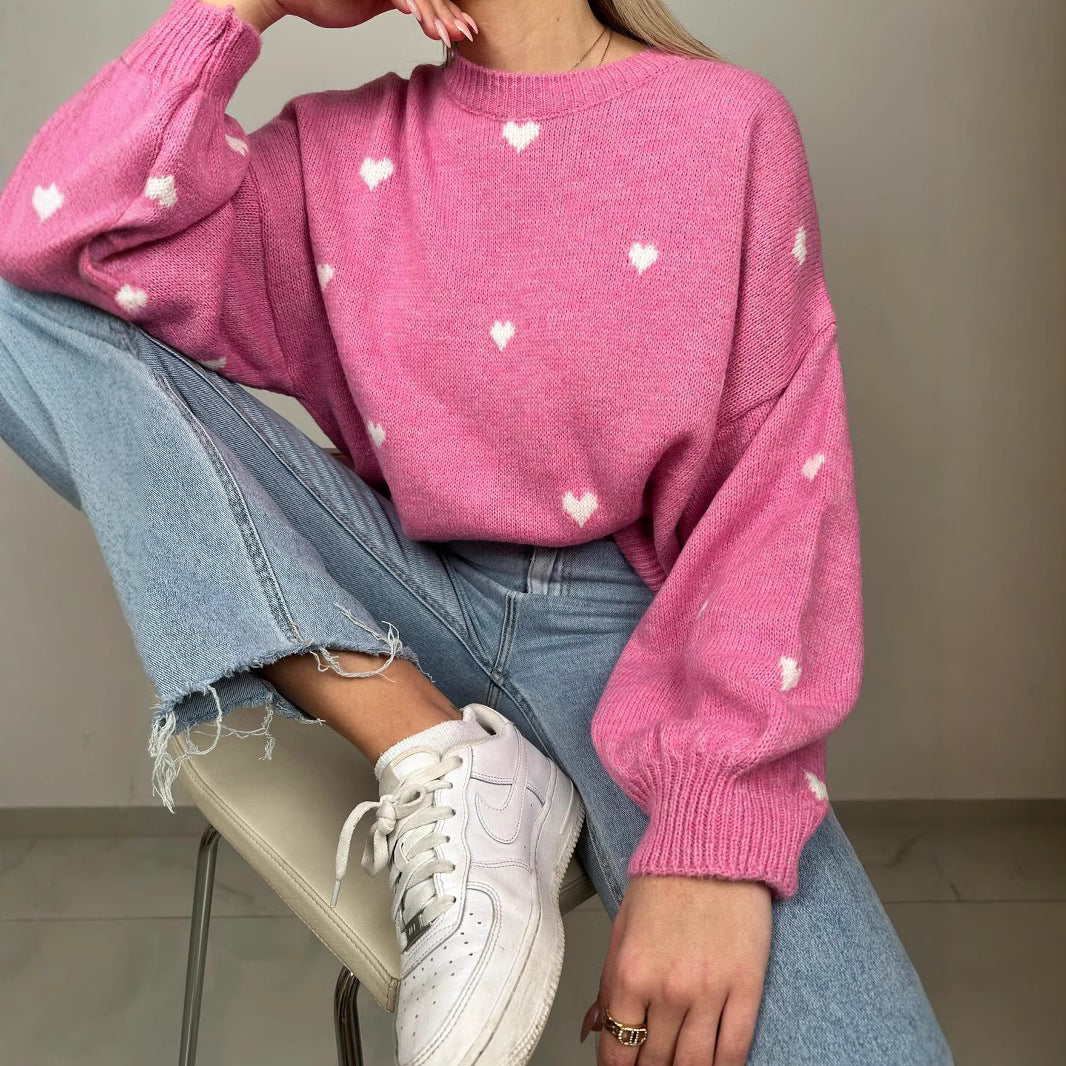 Kawaii Fashion Sweater Cherry Blossom Heartfelt Sweater Dream