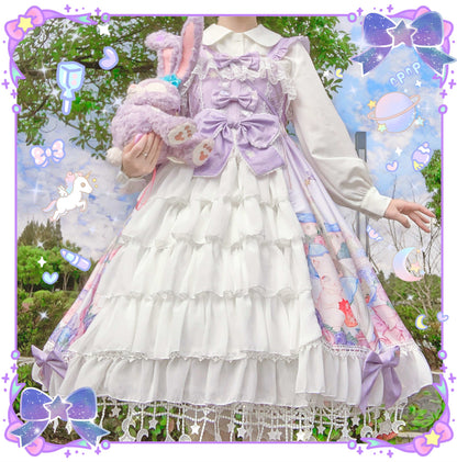 Kawaii Fashion Lolita Dress Whimsical Twilight Breeze Dress