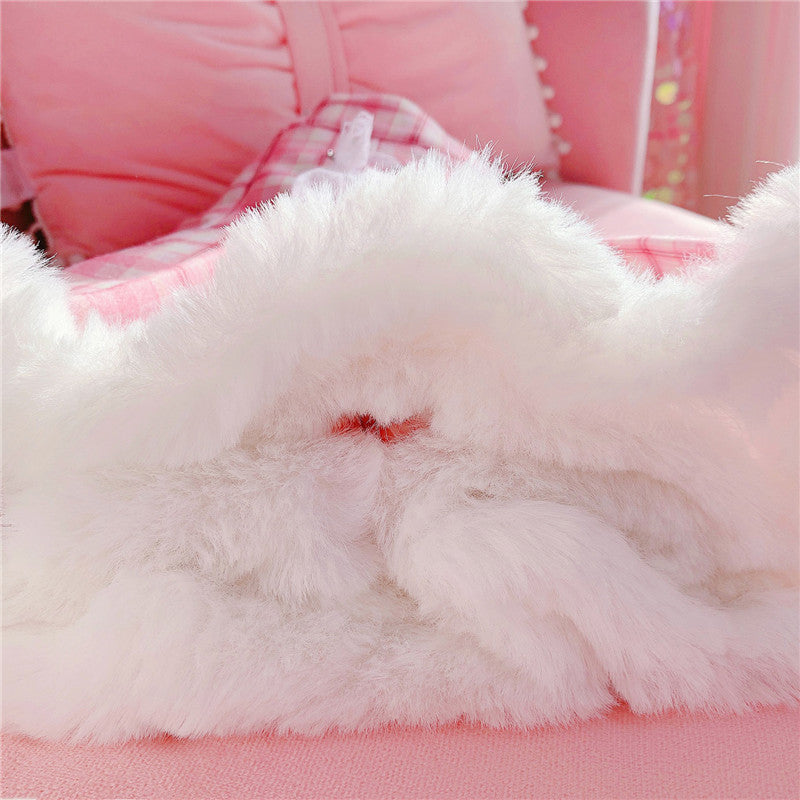 Kawaii Fashion Skirt Rose Whimsy Chiffon Skirt of Dreams