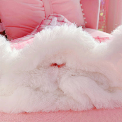 Kawaii Fashion Skirt Rose Whimsy Chiffon Skirt of Dreams