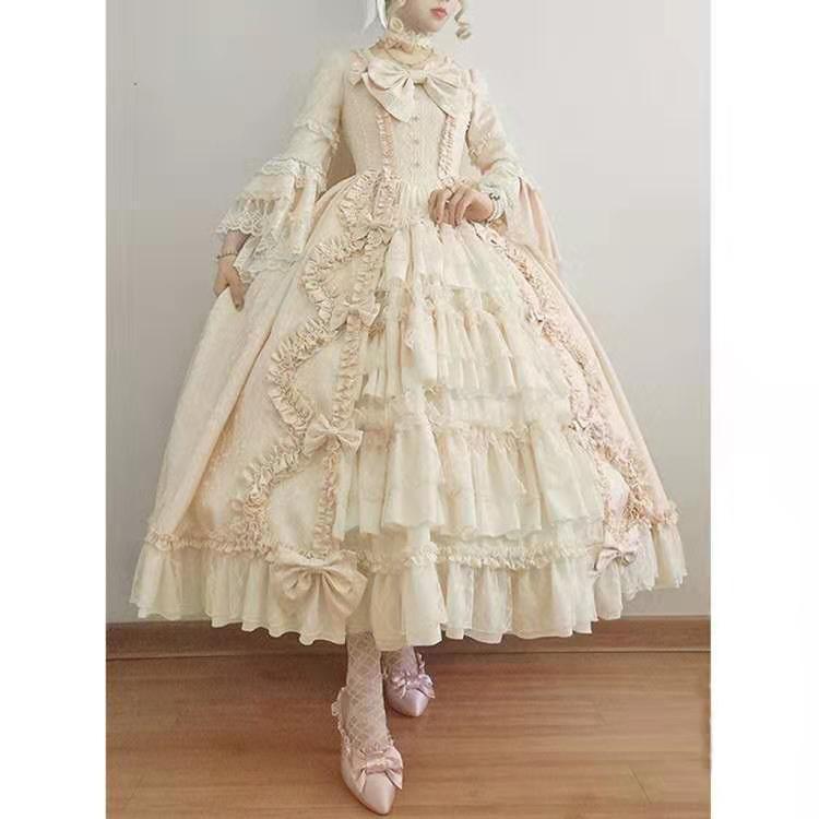 Kawaii Fashion Lolita Dress Whispers of Velvet Rose Garden Dress