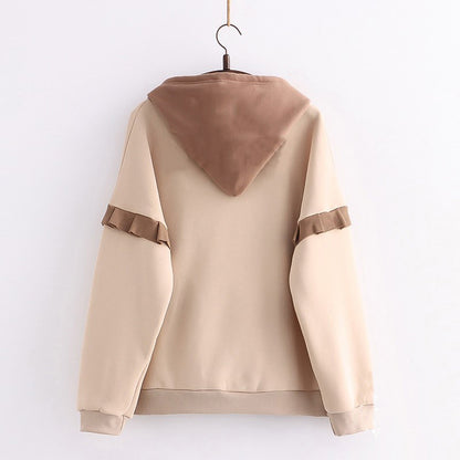 Kawaii Fashion Hoodie Velvet Enchantment of the Broom Girl Coat