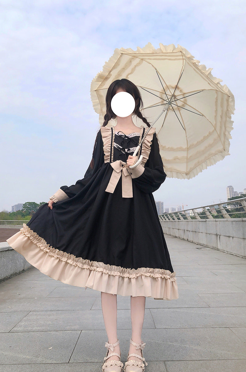 Kawaii Fashion Goth Dress Crimson Velvet Dreamscape Skirt
