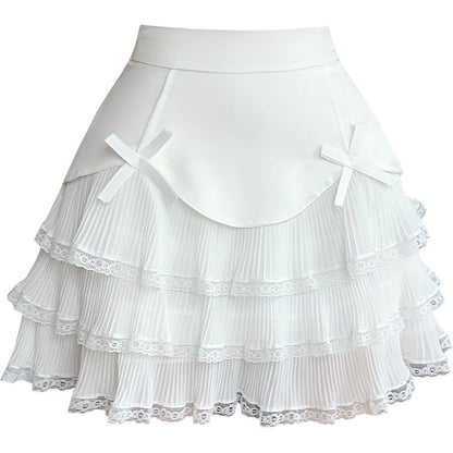 Kawaii Fashion Skirt Whipped Bow Delight Cake Dress