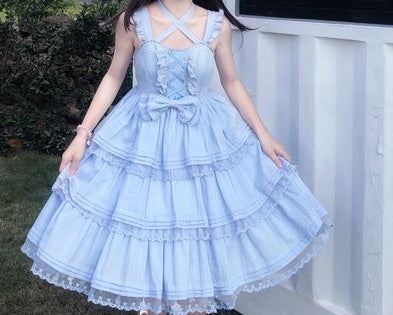 Kawaii Fashion Goth Dress Lavender Dreamcake Garden Dress