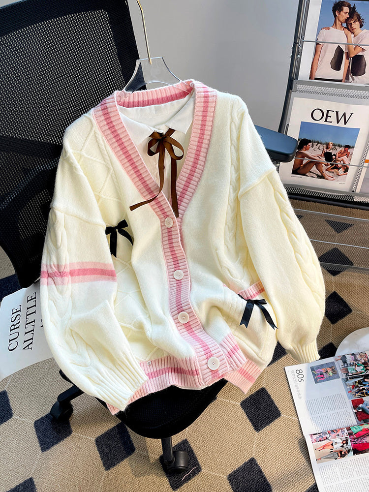 Kawaii Fashion Sweater Whipped Cream Cardigan Dreams