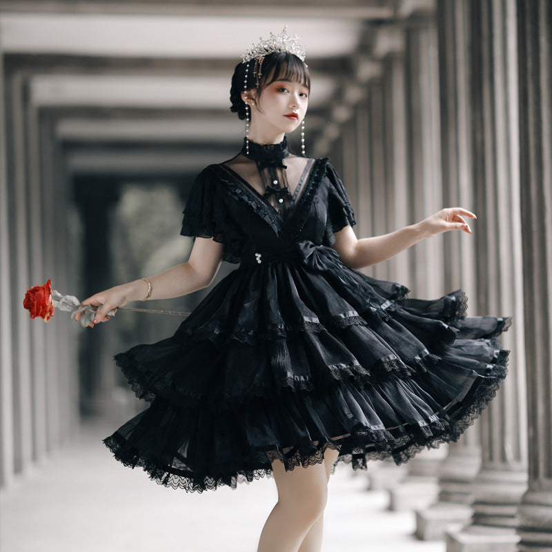 Kawaii Fashion Goth Dress Whimsical Sugar Cloud Dream Dress
