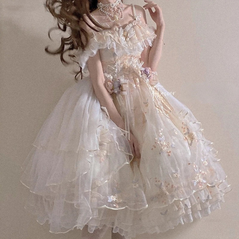 Petal Whisper Princess Gown