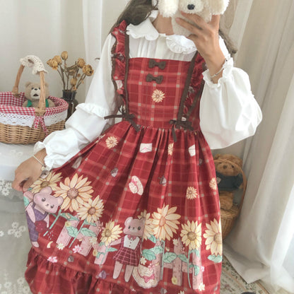 Kawaii Fashion Lolita Dress Velvet Whisper Petal Dress