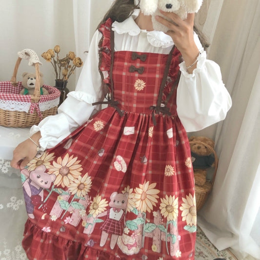 Kawaii Fashion Lolita Dress Velvet Whisper Petal Dress