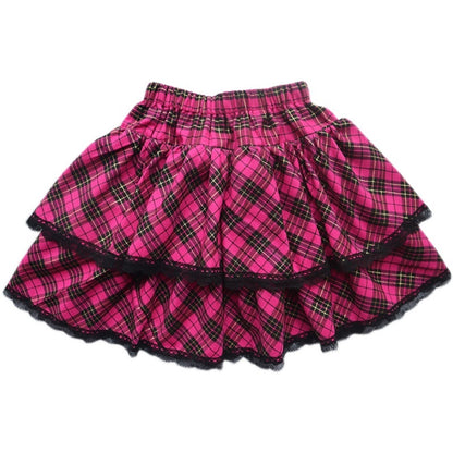Kawaii Fashion Skirt Rose Taffeta Dreamcake Skirt