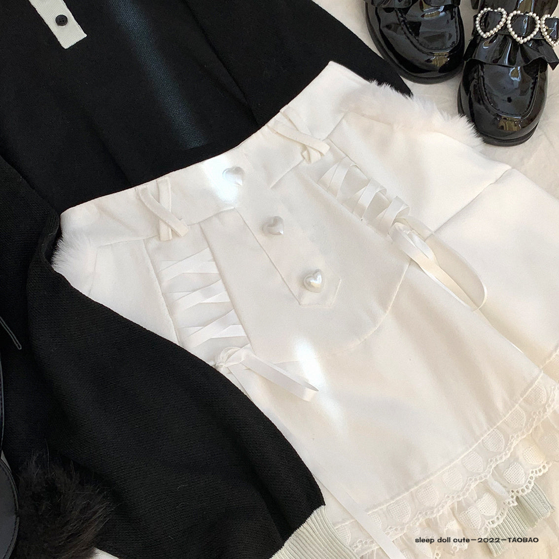 Kawaii Fashion Skirt Whimsical Twilight Ruffle Skirt