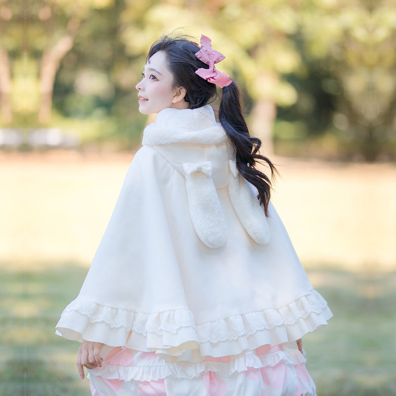 Kawaii Fashion Coat Whispers of Winter Cashmere Cloak