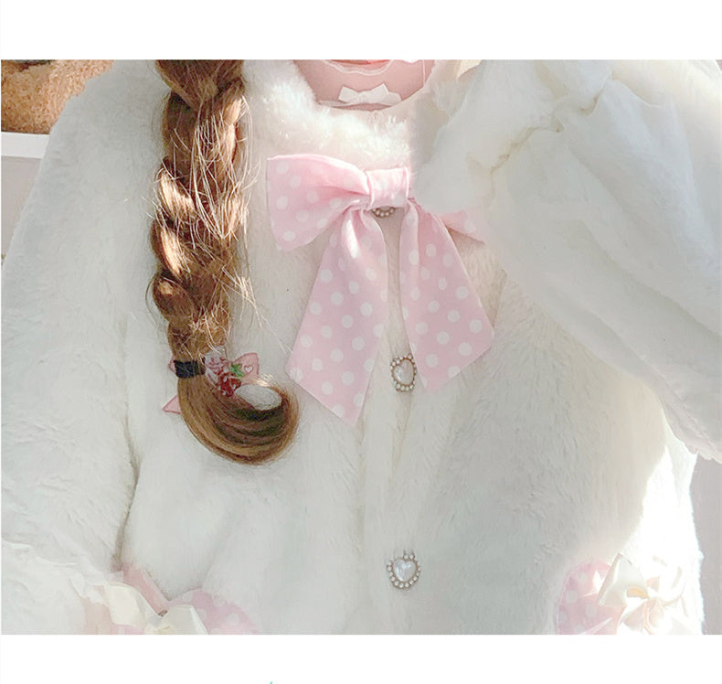 Kawaii Fashion Coat Whispering Snowflake Dreams Coat