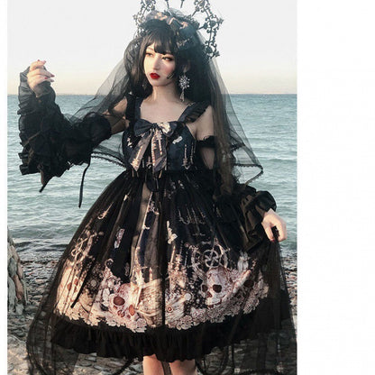 Beige Bowtied Whispers of Elegance Dress