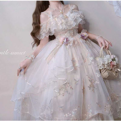 Petal Whisper Princess Gown