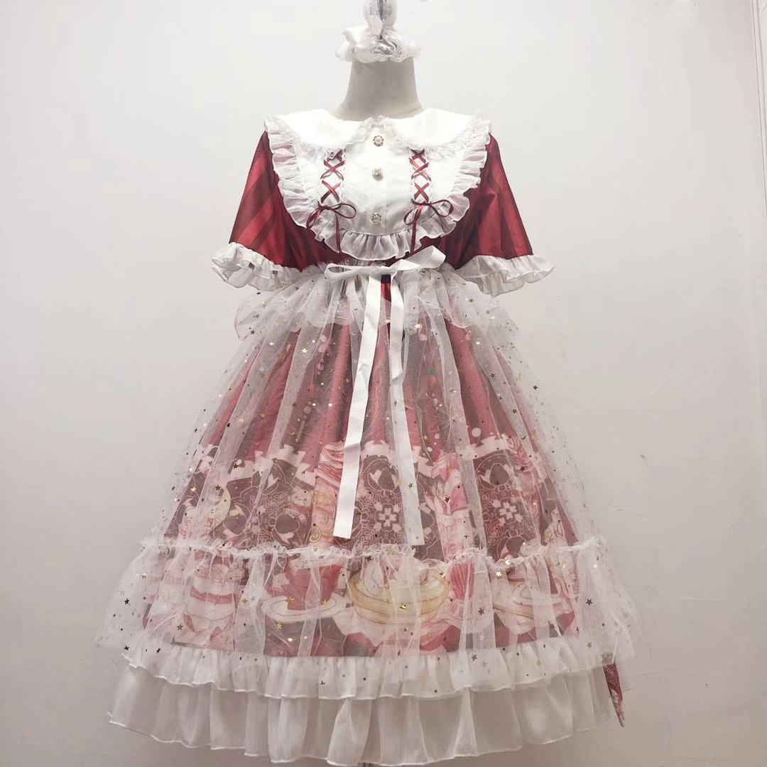 Cherry Dreamcatcher Veil Dress