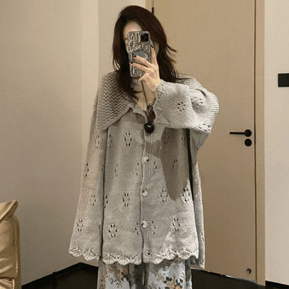 Kawaii Fashion Sweater Whispering Cloud Chiffon Cardigan