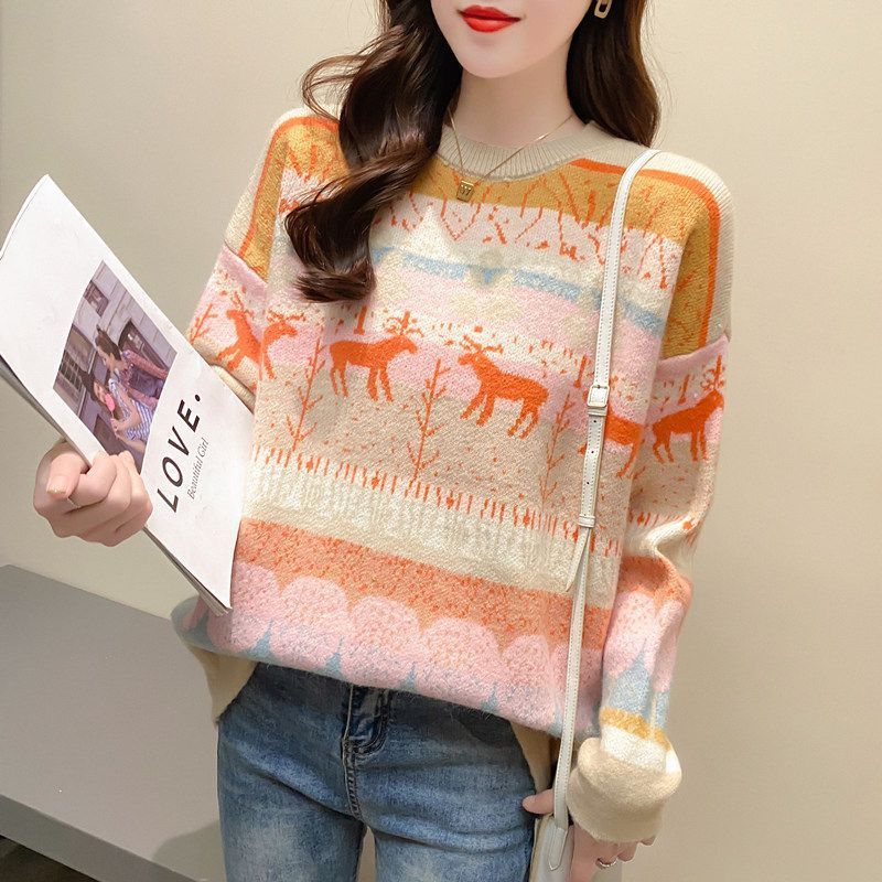 Kawaii Fashion Sweater Fawn Whisper Chiffon Sweater Delight
