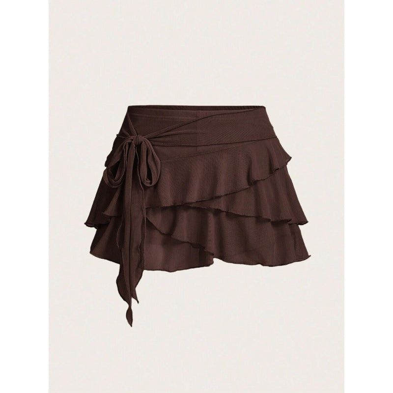 Kawaii Fashion Skirt Cinnamon Forest Dreamscape Cropped Trousers