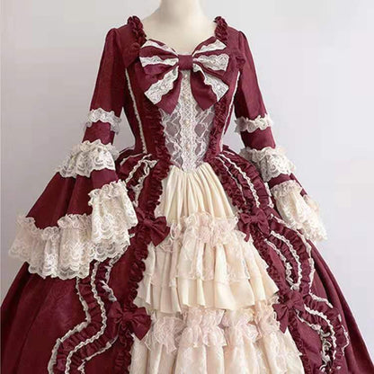 Kawaii Fashion Lolita Dress Whispers of Velvet Rose Garden Dress