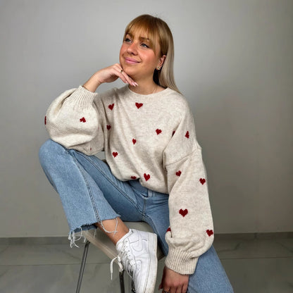 Kawaii Fashion Sweater Cherry Blossom Heartfelt Sweater Dream