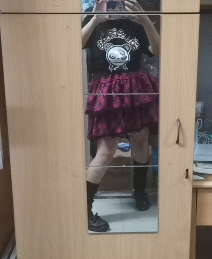 Kawaii Fashion Skirt Rose Taffeta Dreamcake Skirt