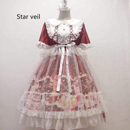 Cherry Dreamcatcher Veil Dress